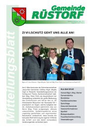 Gemeindezeitung 01/2010 - Gemeinde Rüstorf