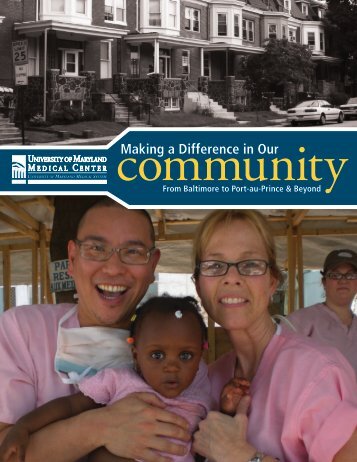 Making a Difference in Our - University of Maryland Medical Center