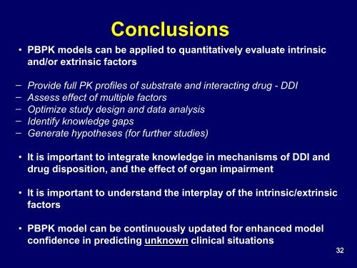 Experience In Using PBPK Models in Clinical Pharmacology Reviews