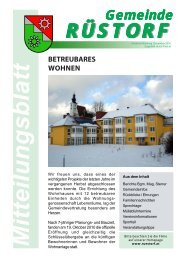 Gemeindezeitung 04/2010 - Gemeinde Rüstorf