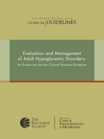 Evaluation & Management of Adult Hypoglycemic Disorders