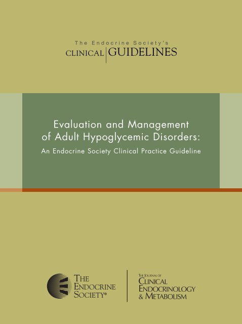 Evaluation & Management of Adult Hypoglycemic Disorders