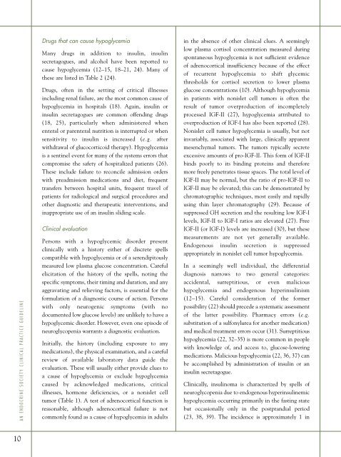 Evaluation & Management of Adult Hypoglycemic Disorders