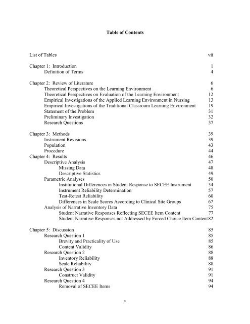 STUDENT EVALUATION OF CLINICAL EDUCATION ENVIRONMENT