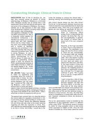 Conducting Strategic Clinical Trials in China - transcription - Medpace