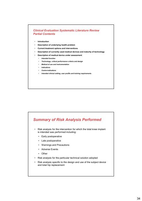 Clinical Evaluation Systematic Literature Review - Apec-ahc.org