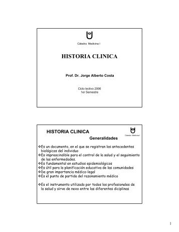 HISTORIA CLINICA