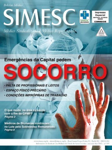 Novidade - Sindicato dos Médicos do Estado de Santa Catarina