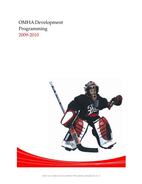 development handbook - Ontario Minor Hockey Association