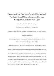 Semi-empirical Quantum Chemical Method and Artificial ... - LeVis