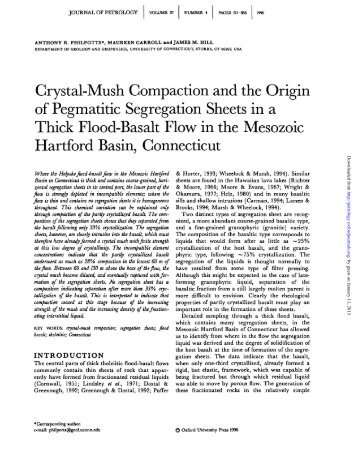 S - Journal of Petrology