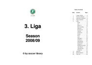 3. Liga Season 2008/099 © by soccer library