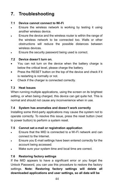 CnM Touchpad II User Manual - KMS Components
