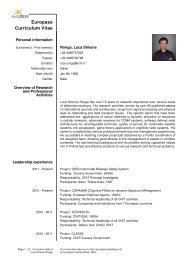 Europass Curriculum Vitae - lenst