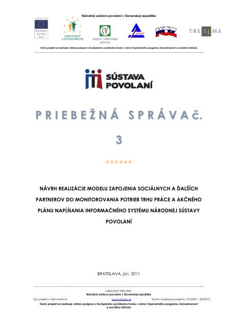 P R I E B E Ţ N Á S P R Á V A č. 3 - sustavapovolani.sk