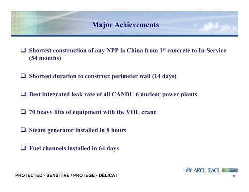 Qinshan CANDU Nuclear Power Plant - IAEA