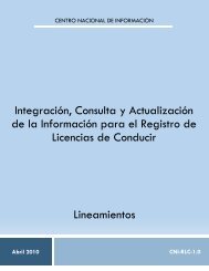 Integración, Consulta y Actualización de la Información ... - SE SNSP