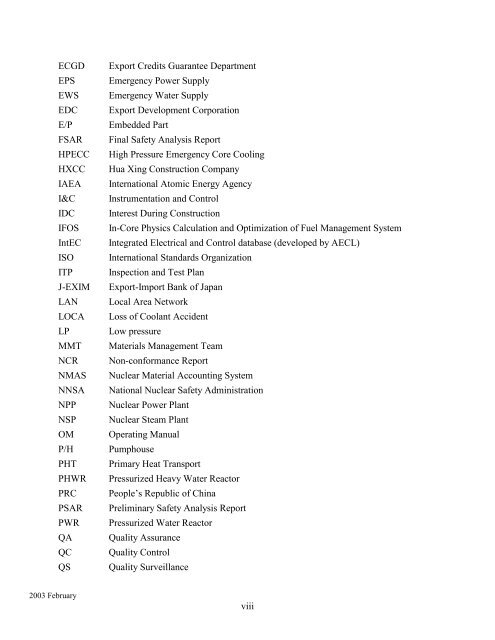 Qinshan CANDU Project Construction Experiences and Lessons