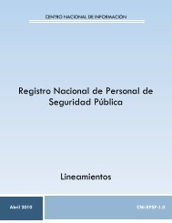 LINEAMIENTO RNPSP V1 PARA DOF v3 - SE SNSP - Secretariado ...