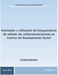 Lineamientos para la instalación y utilización de bloqueadores