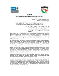 sesnsp dirección de comunicación social - SE SNSP - Secretariado ...