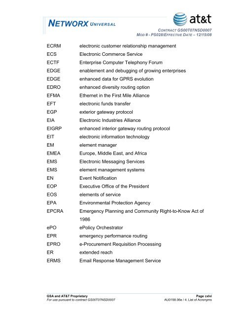 networx universal - AT&T