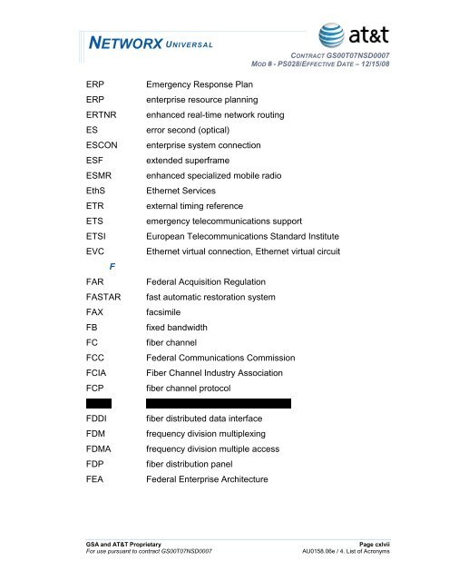 networx universal - AT&T