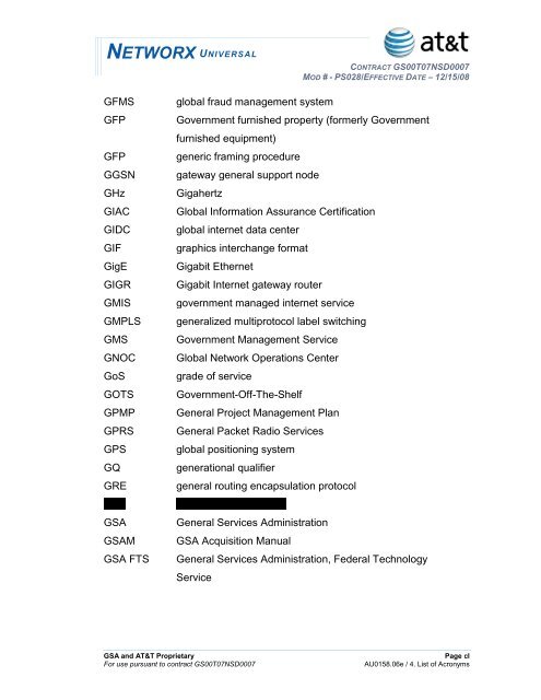 networx universal - AT&T