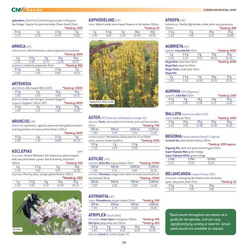 Catalogue - CN Seeds