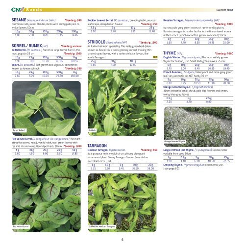 Catalogue - CN Seeds