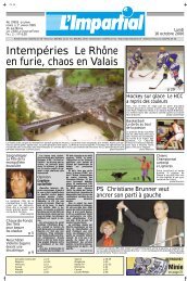 Edition du 16 octobre 2000 - L'Impartial