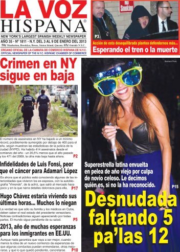 Crimen en NY sigue en baja - La Voz Hispana Newspaper