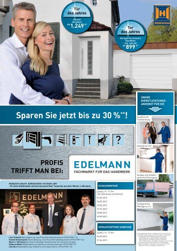 Tor des Jahres - EDELMANN - Fachmarkt für das Handwerk