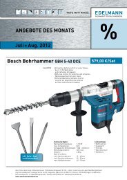 Juli + aug. 2012 angebote Des monats bosch  bohrhammer gbH 5 ...