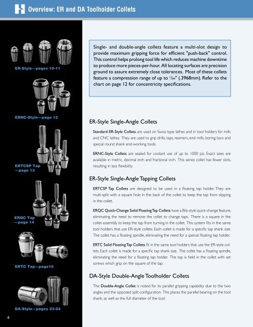 Hardinge Tool Holders, Toolholder Collets and Bushings Catalog ...