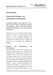 Pressemitteilung - Churfranken