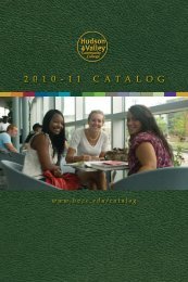 2011 College Catalog as Printed (PDF) - HVCC