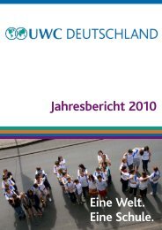 Jahresbericht 2010 - UWC in
