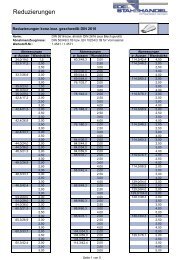 Reduzierungen - bei Edelstahlhandel Ötigheim GmbH