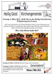 Gemeindebrief 02 / 2011 bis 03 / 2011 (als PDF - Heilig Geist ...