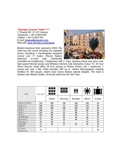 Cracow MICE Manual _updated February 08_ - Viahansa.com