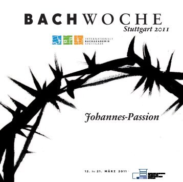 ohannes-Passion - Bach Cantatas