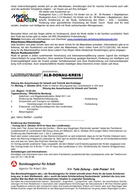 AMTSBLATT - Gemeinde Emerkingen