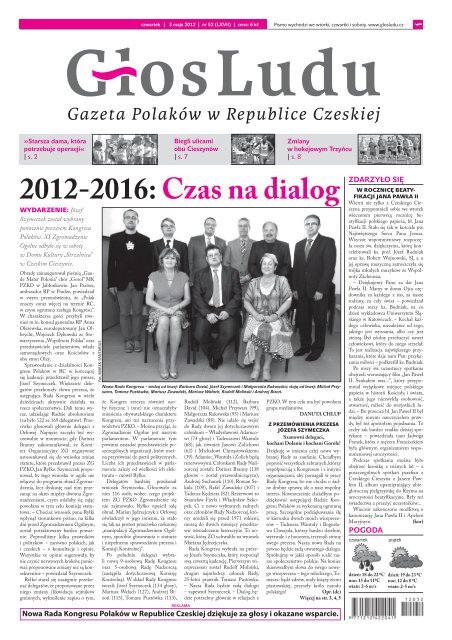 2012-2016: Czas na dialog - GlosLudu.cz
