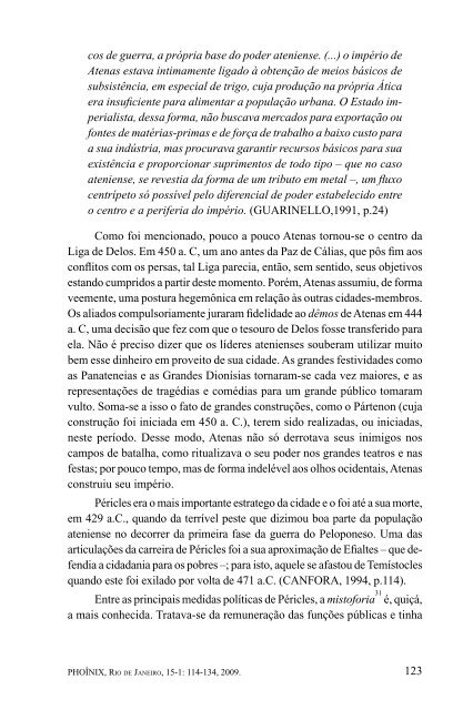 Revista Phoînix - Ano 15, volume 1