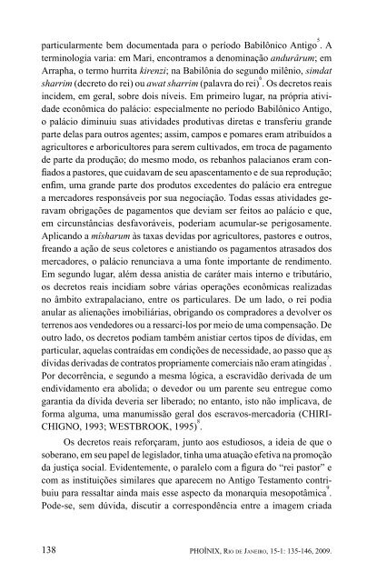 Revista Phoînix - Ano 15, volume 1