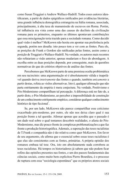 Revista Phoînix - Ano 15, volume 1