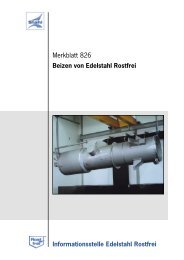 Beizen von Edelstahl Merkblatt 826 - Stalder AG