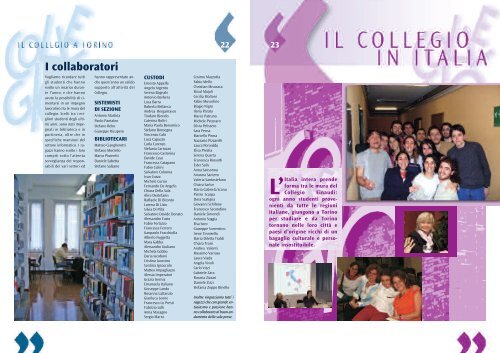 Annual Report a.a. 2004/05 - Collegio Einaudi