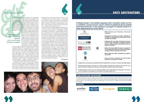 Annual Report a.a. 2004/05 - Collegio Einaudi